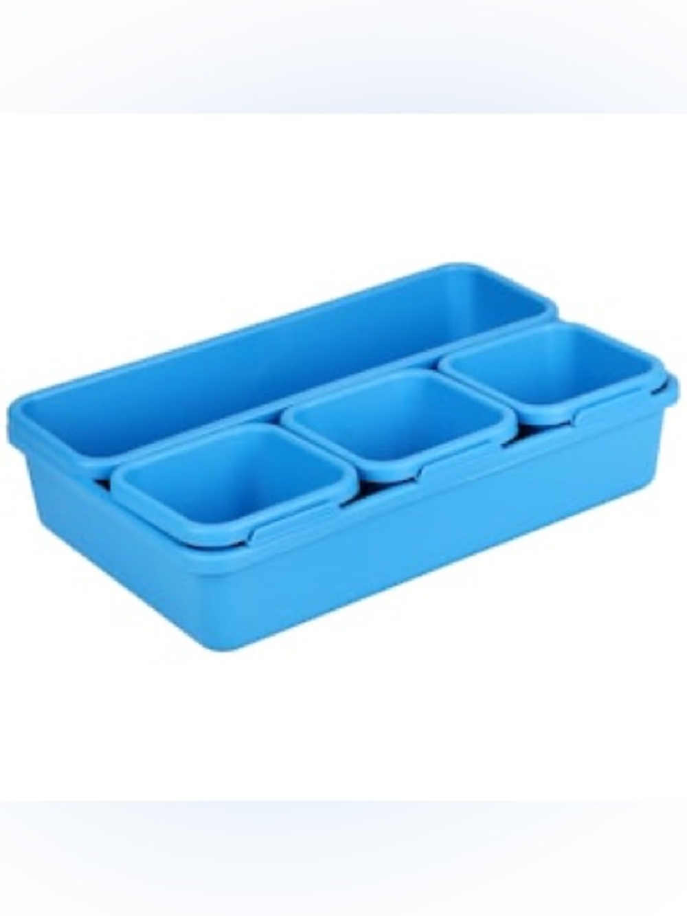 Jot Interlocking 5Pc Desk Storage Organizer Bin Set NWT